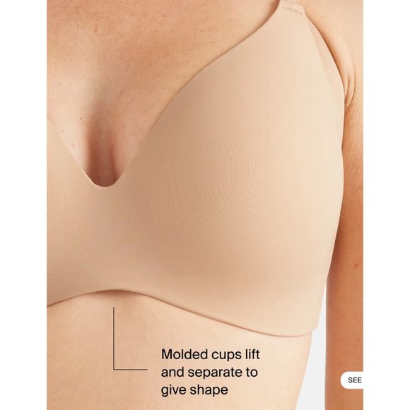 Knix Wing Woman Nude Beige Contour Bra Original Design and Sizing 8 - Picture 4 of 7